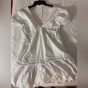 Open back embroidered dress from Zara